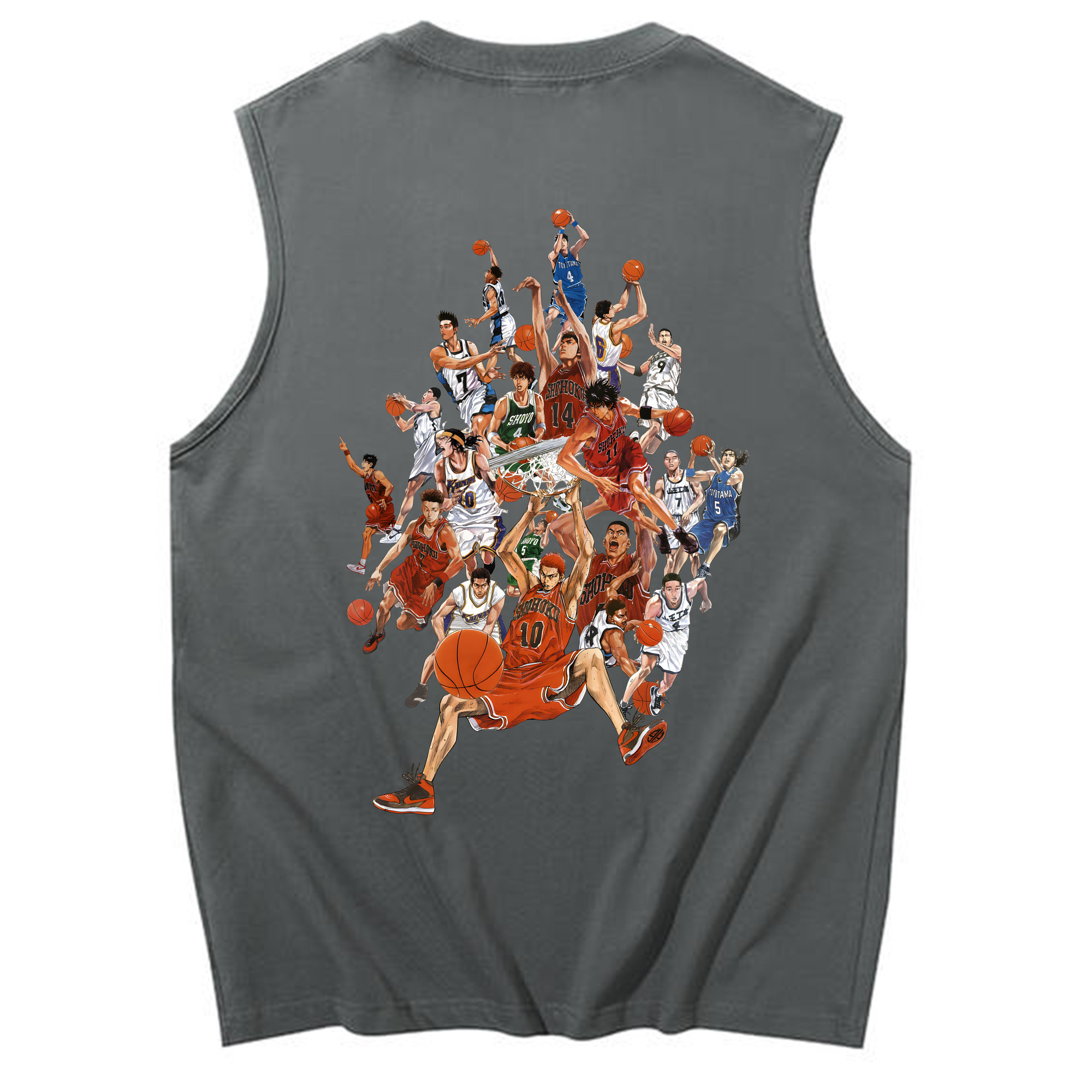（画像用） SLAM DUNK／スラムダンク コットン100％タンクトップ（背面プリント）